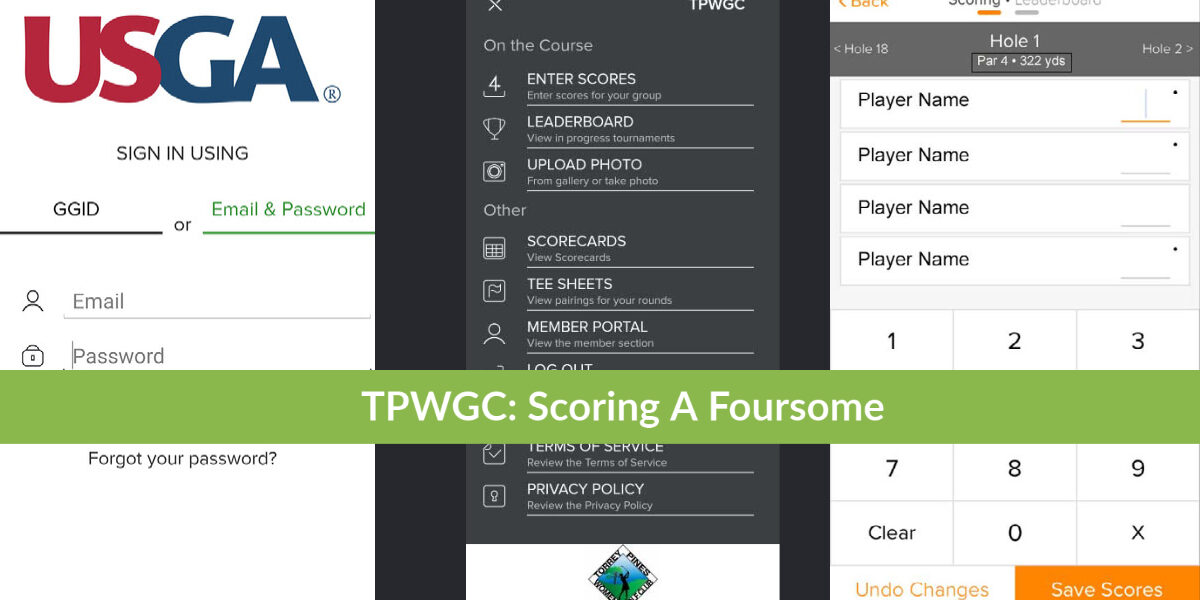 Scoring 4some Scoring at TPWGC using GG