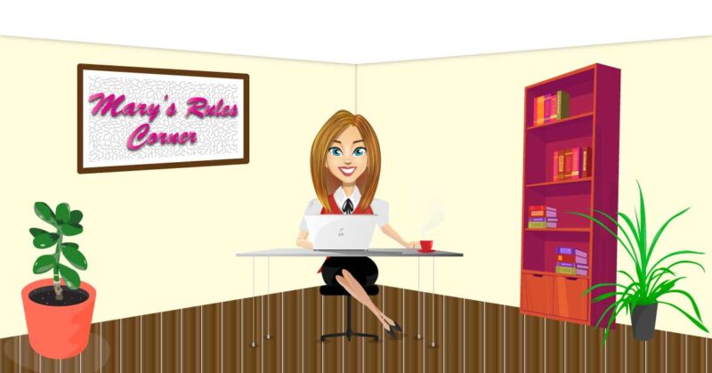Mary’s-Rules-Corner TPWGC Mary's Rules Corner