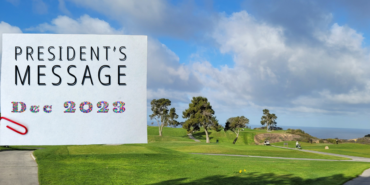 President's Message Dec 2023