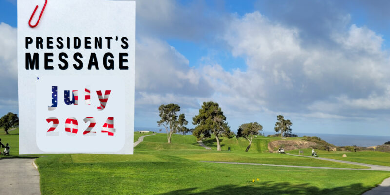 TPWGC President's message July 2024