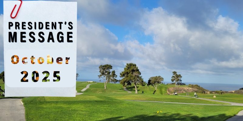 President's message Oct 2025
